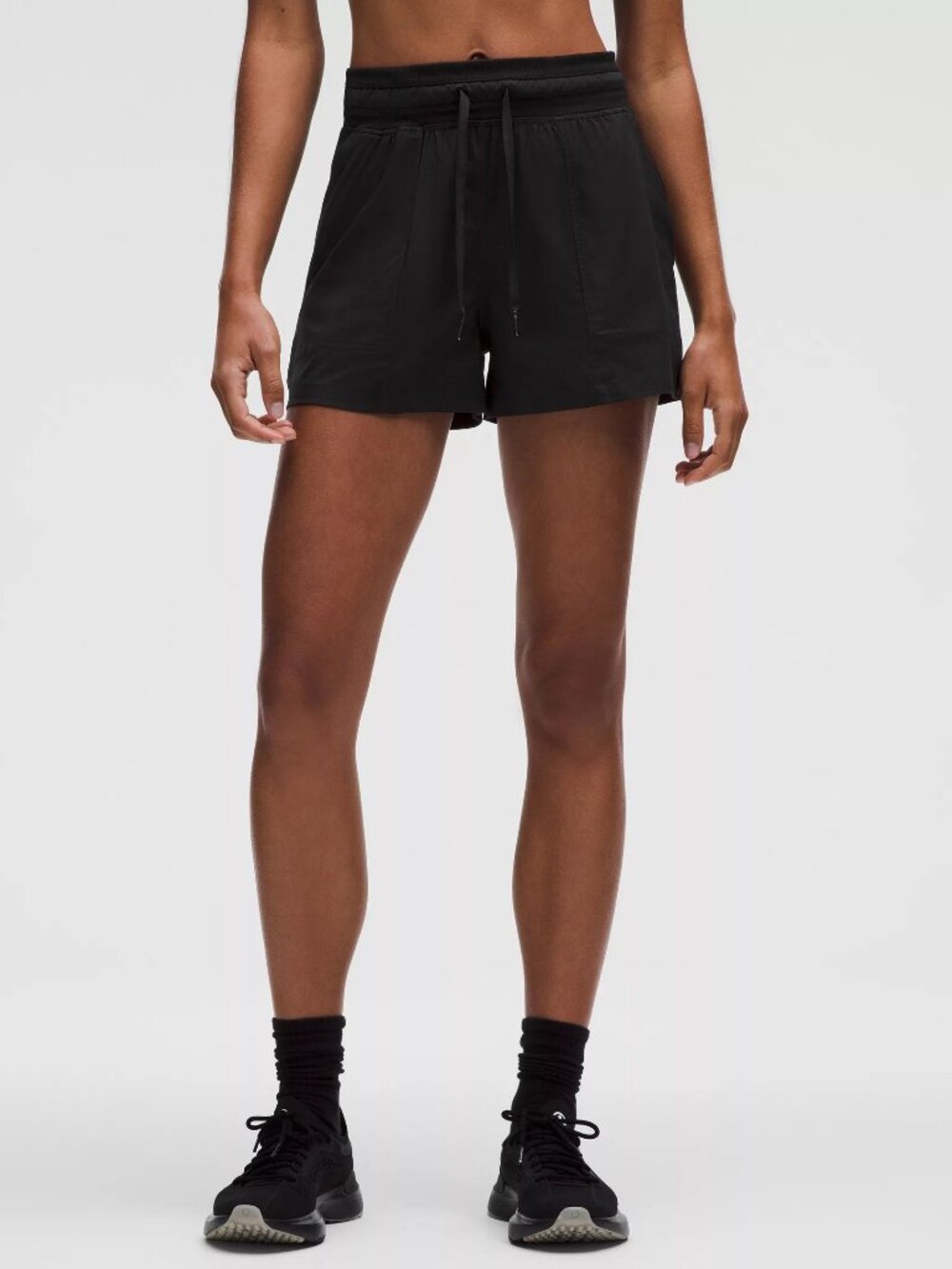 lululemon Black Dance Studio High-Rise Short 3.5" size 2